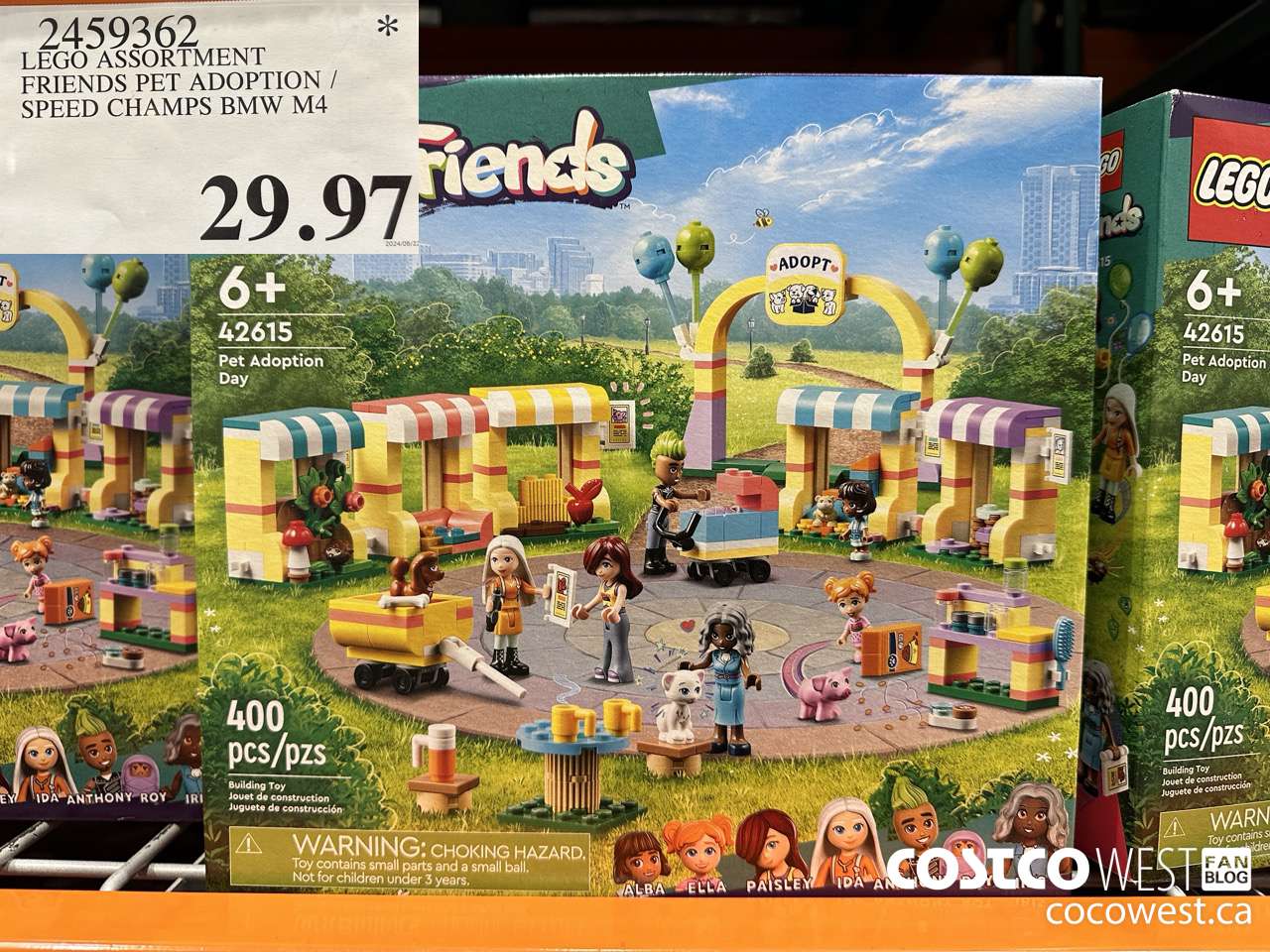 2459362 LEGO ASSORTMENT FRIENDS PET ADOPTION / SPEED CHAMPS BMW M4 $29.97