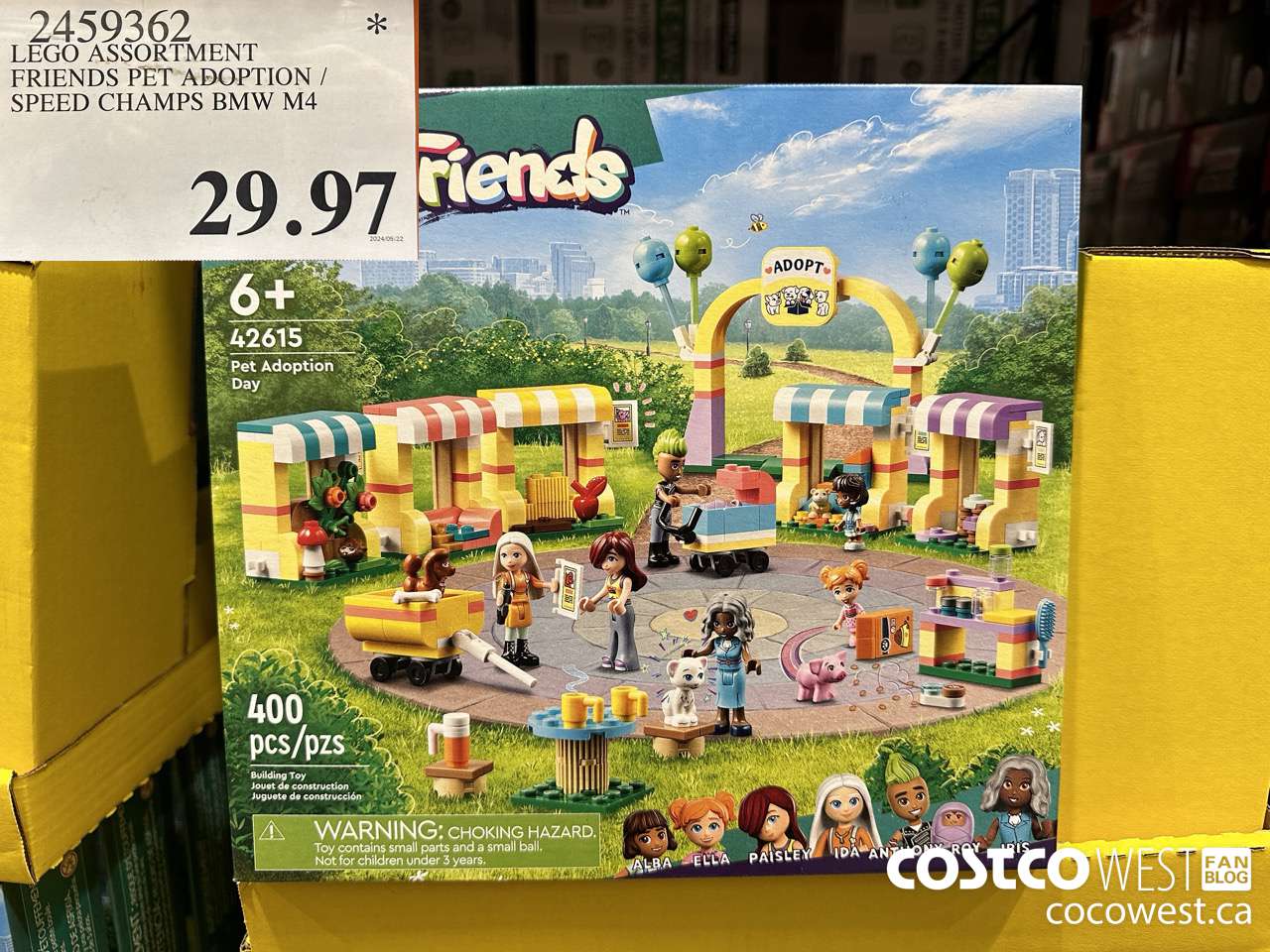 2459362 LEGO ASSORTMENT FRIENDS PET ADOPTION / SPEED CHAMPS BMW M4 $29.97