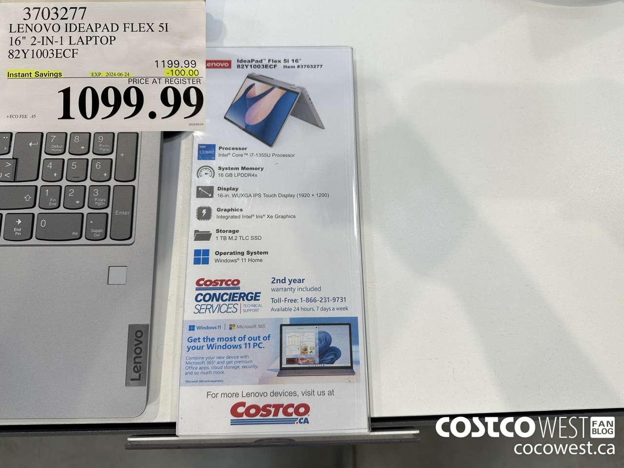 3703277 LENOVO IDEAPAD FLEX 5I 16