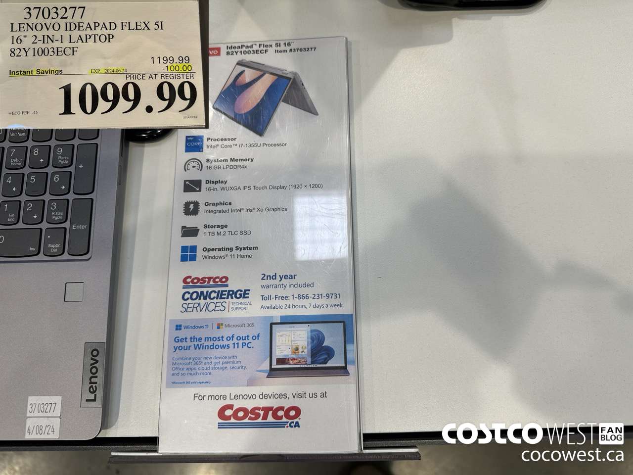 3703277 LENOVO IDEAPAD FLEX 5I 16