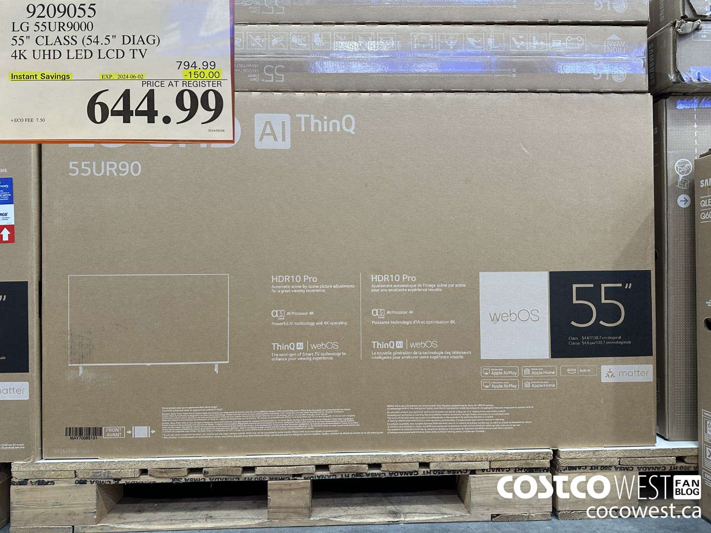 9209055 LG 55UR9000 55