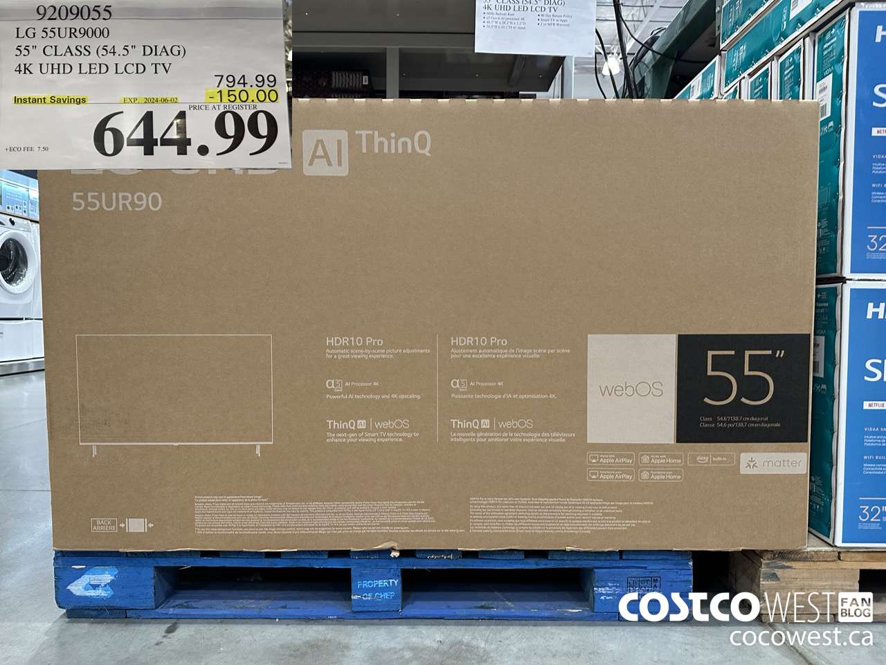 9209055 LG 55UR9000 55