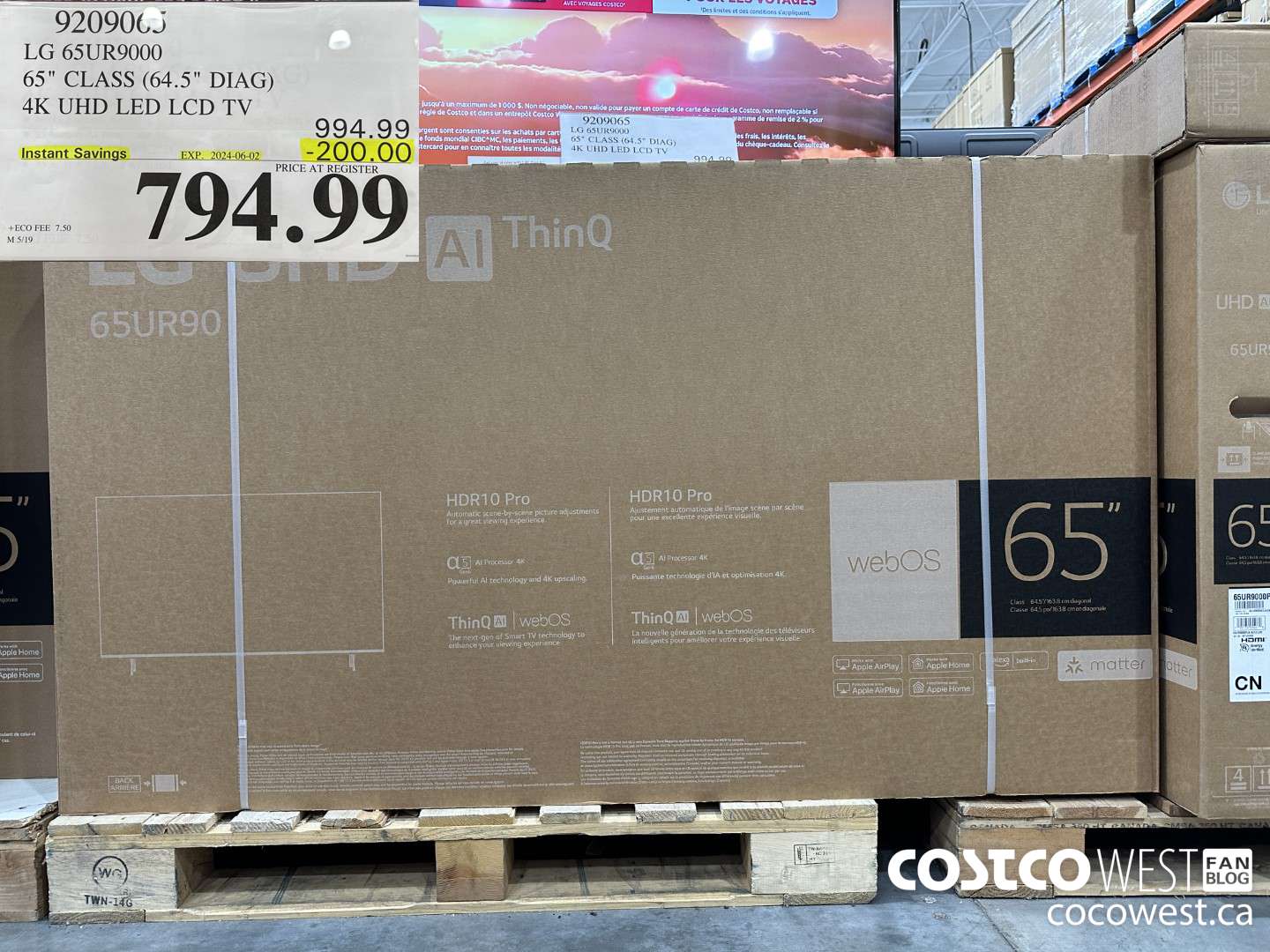 9209065 LG 65UR9000 65