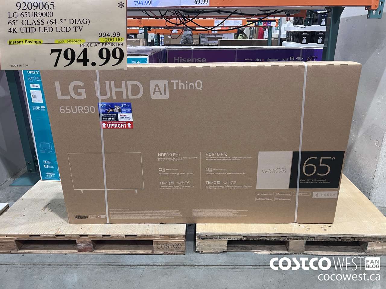 9209065 LG 65UR9000 65