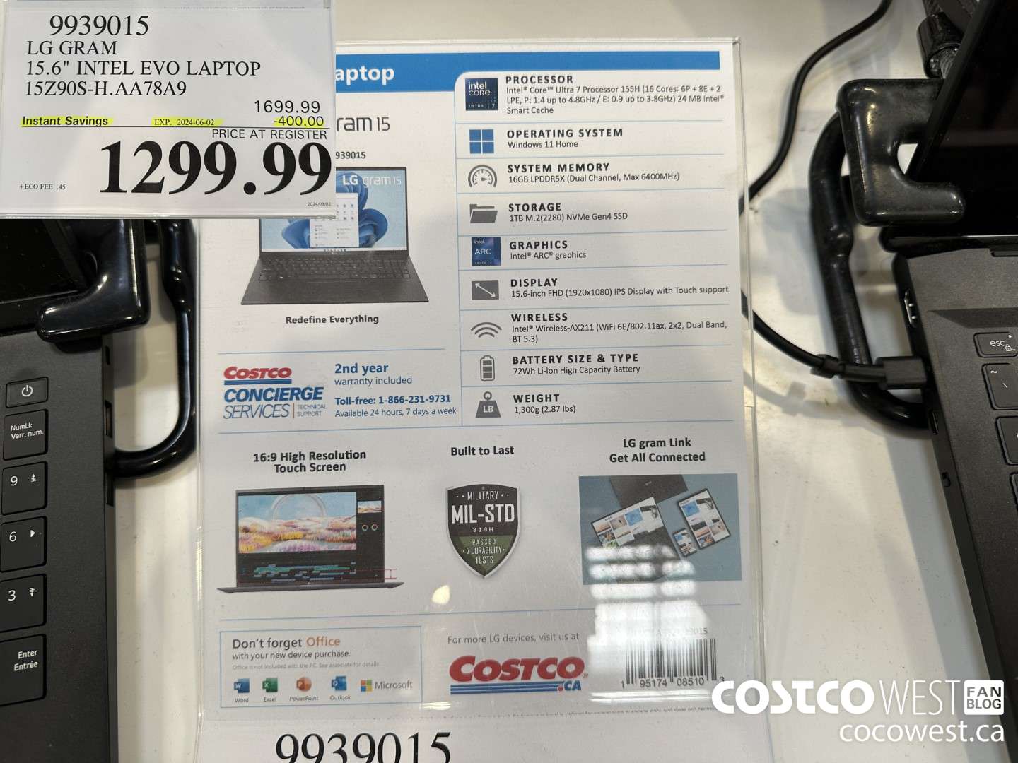 9939015 LG GRAM 15.6