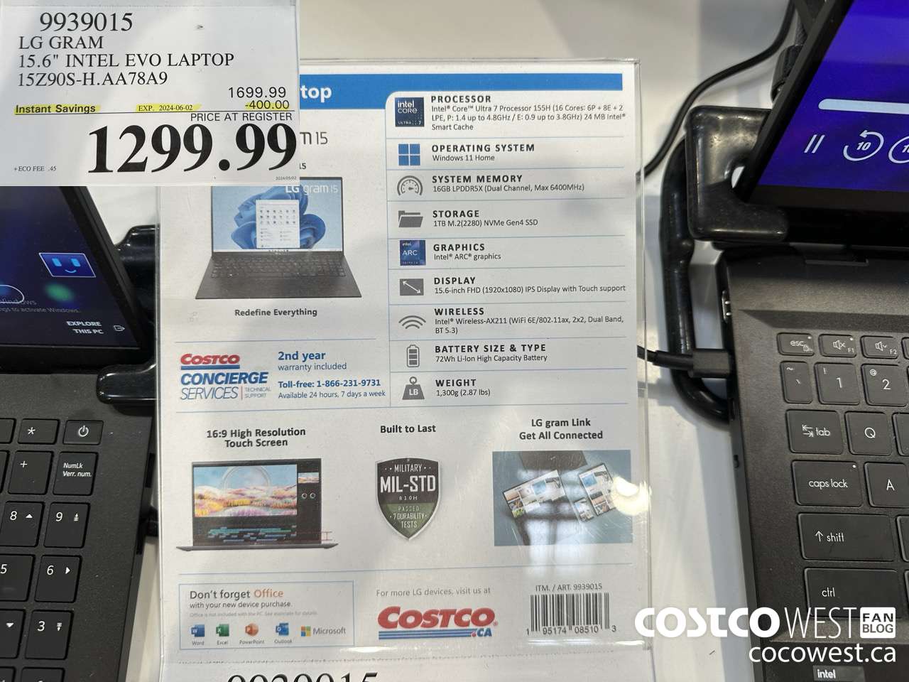 9939015 LG GRAM 15.6