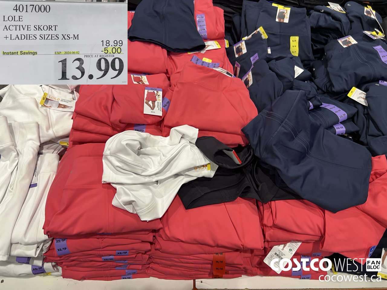 4017000 LOLE ACTIVE SKORT LADIES SIZES XS-L ($5.00 INSTANT SAVINGS EXPIRES ON 2024-06-02) $13.99