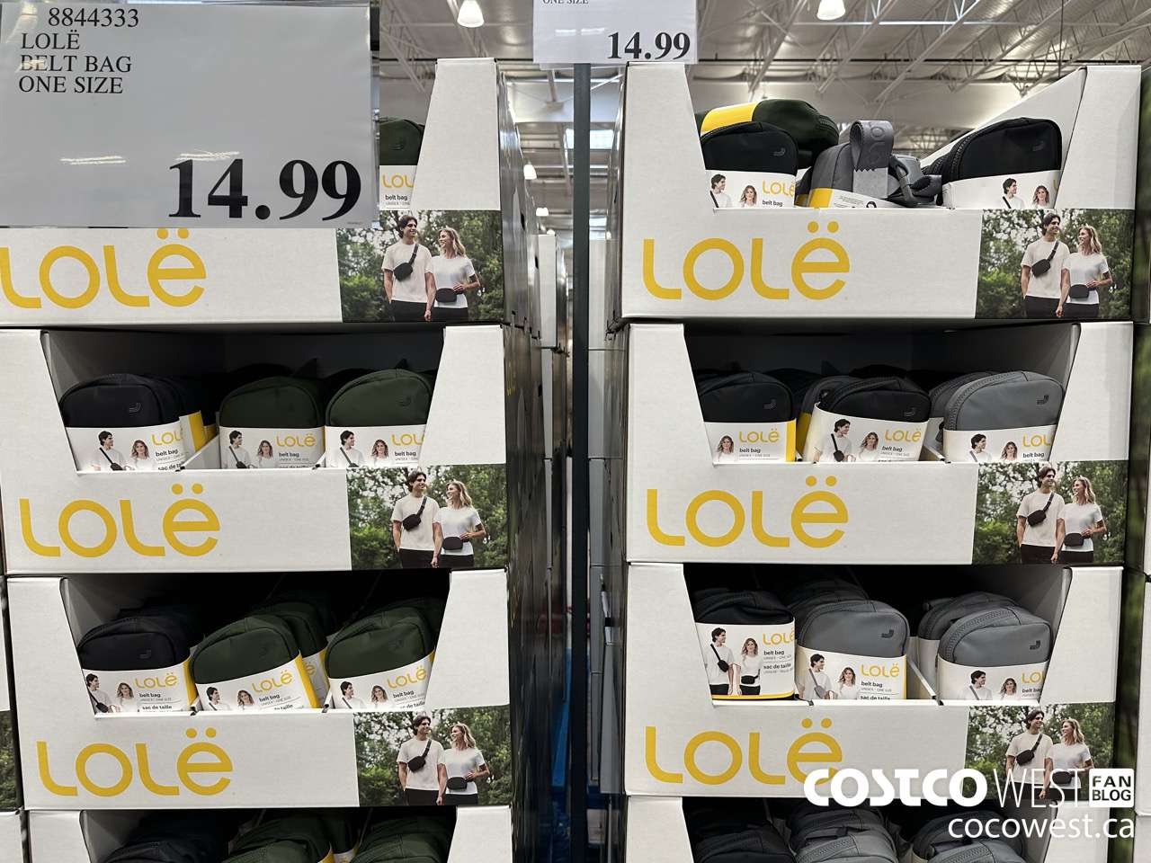 8844333 LOLE BELT BAG ONE SIZE $14.99