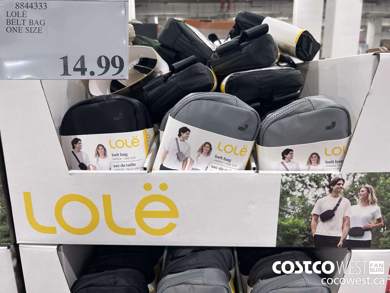 8844333 LOLE BELT BAG ONE SIZE $14.99