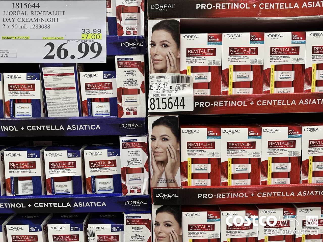 1815644 L'OREAL REVITALIFT DAY CREAM 2 X 50ML ($7.00 INSTANT SAVINGS EXPIRES ON 2024-06-02) $26.99