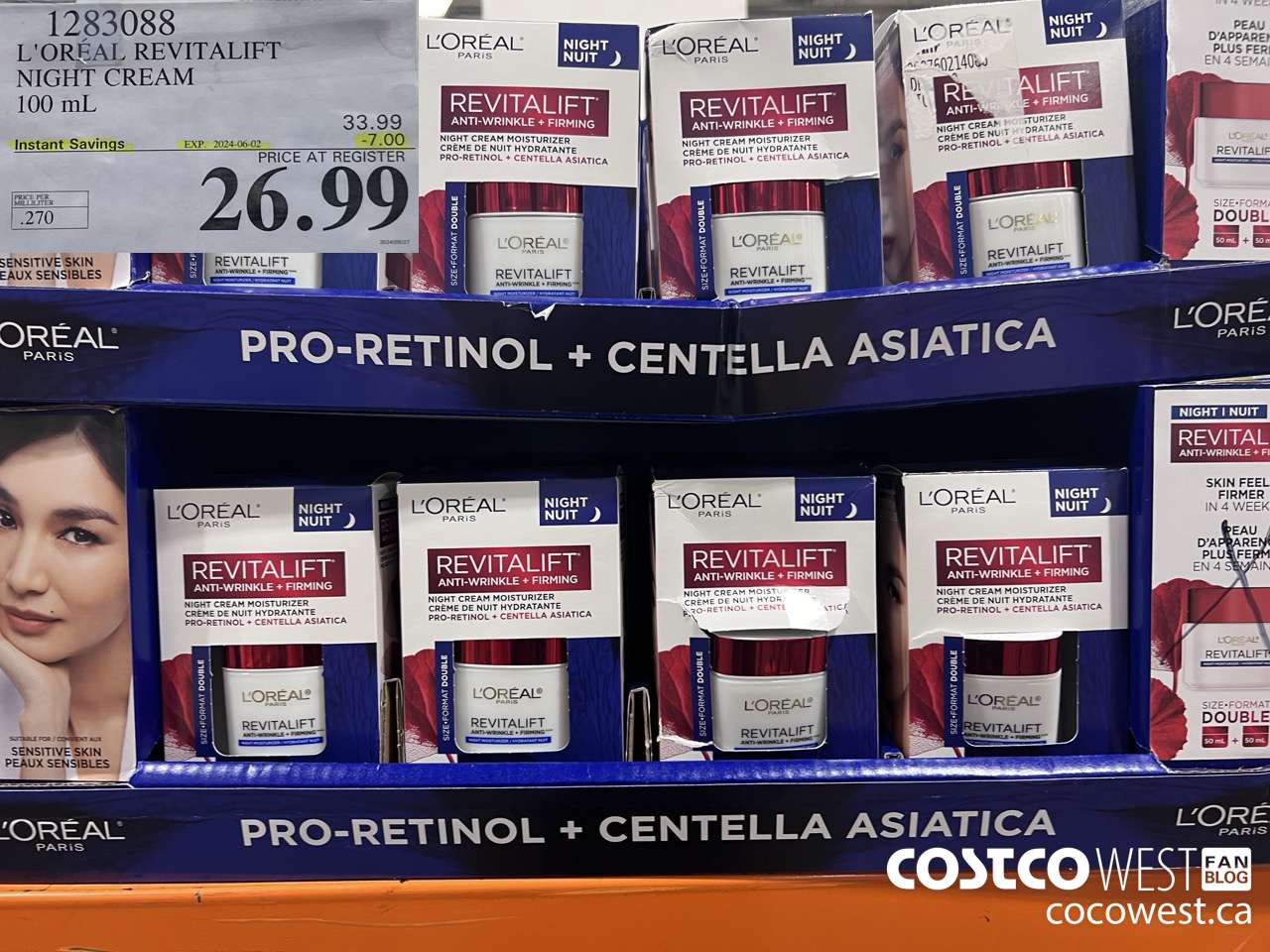 1283088 L'OREAL REVITALIFT NIGHT CREAM 100 mL ($7.00 INSTANT SAVINGS EXPIRES ON 2024-06-02) $26.99