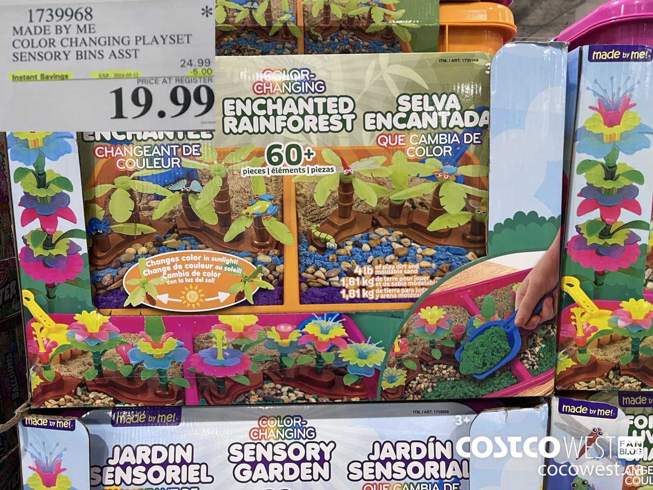 1739968 MADE BY ME COLOR CHANGING PLAYSET SENSORY BINS ASST  ($5.00 INSTANT SAVINGS EXPIRES ON 2024-05-12) $19.99