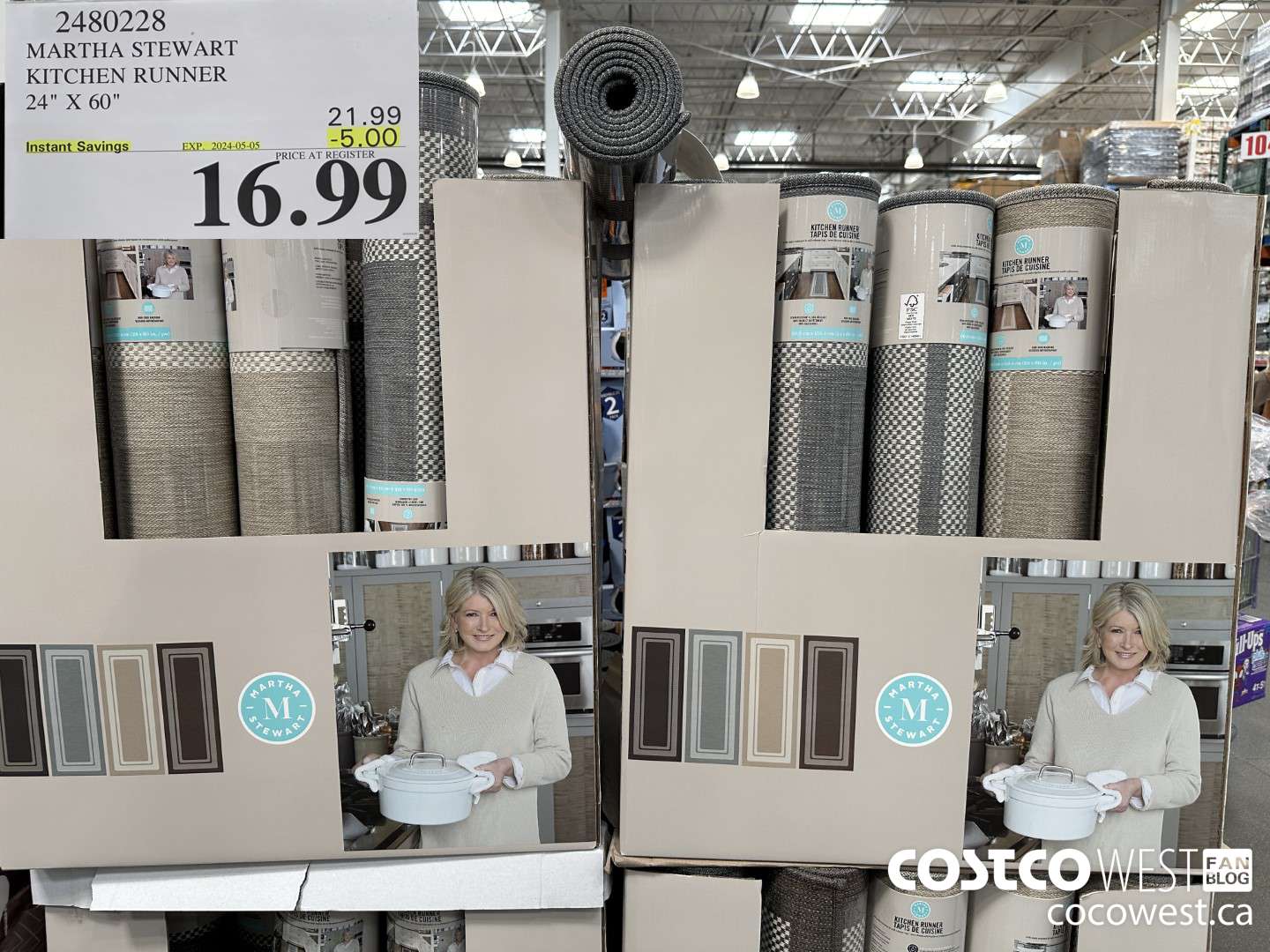 2480228 MARTHA STEWART KITCHEN RUNNER 24