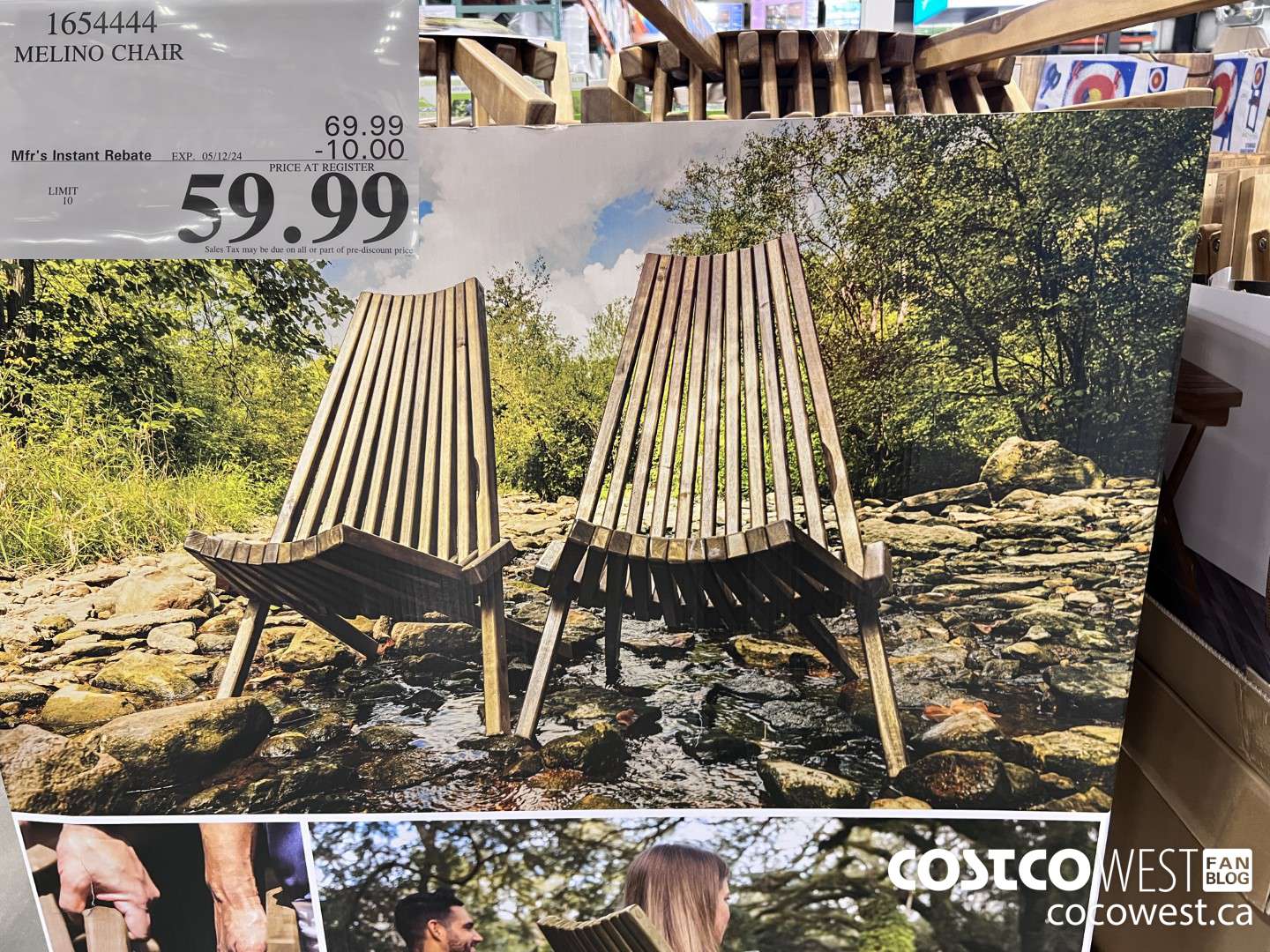 1654444 MELINO CHAIR ($10.00 INSTANT SAVINGS EXPIRES ON 2024-05-12) $59.99