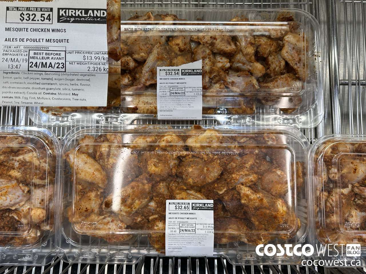 29959 MESQUITE CHICKEN WINGS $13.99