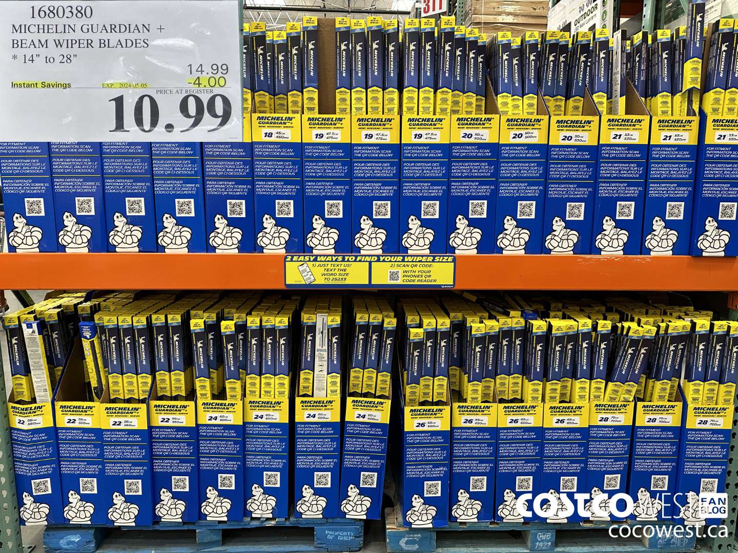 1680380 MICHELIN GUARDIAN + WIPER BEAM WIPER BLADES 14