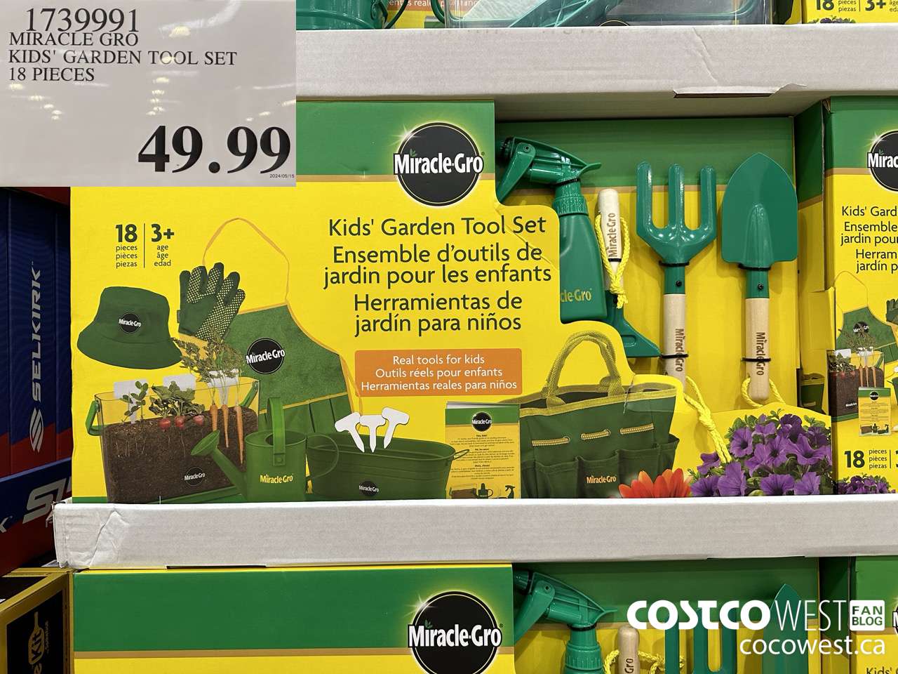 1739991 MIRACLE GRO KID'S GARDEN TOOL SET 18 PIECES $49.99
