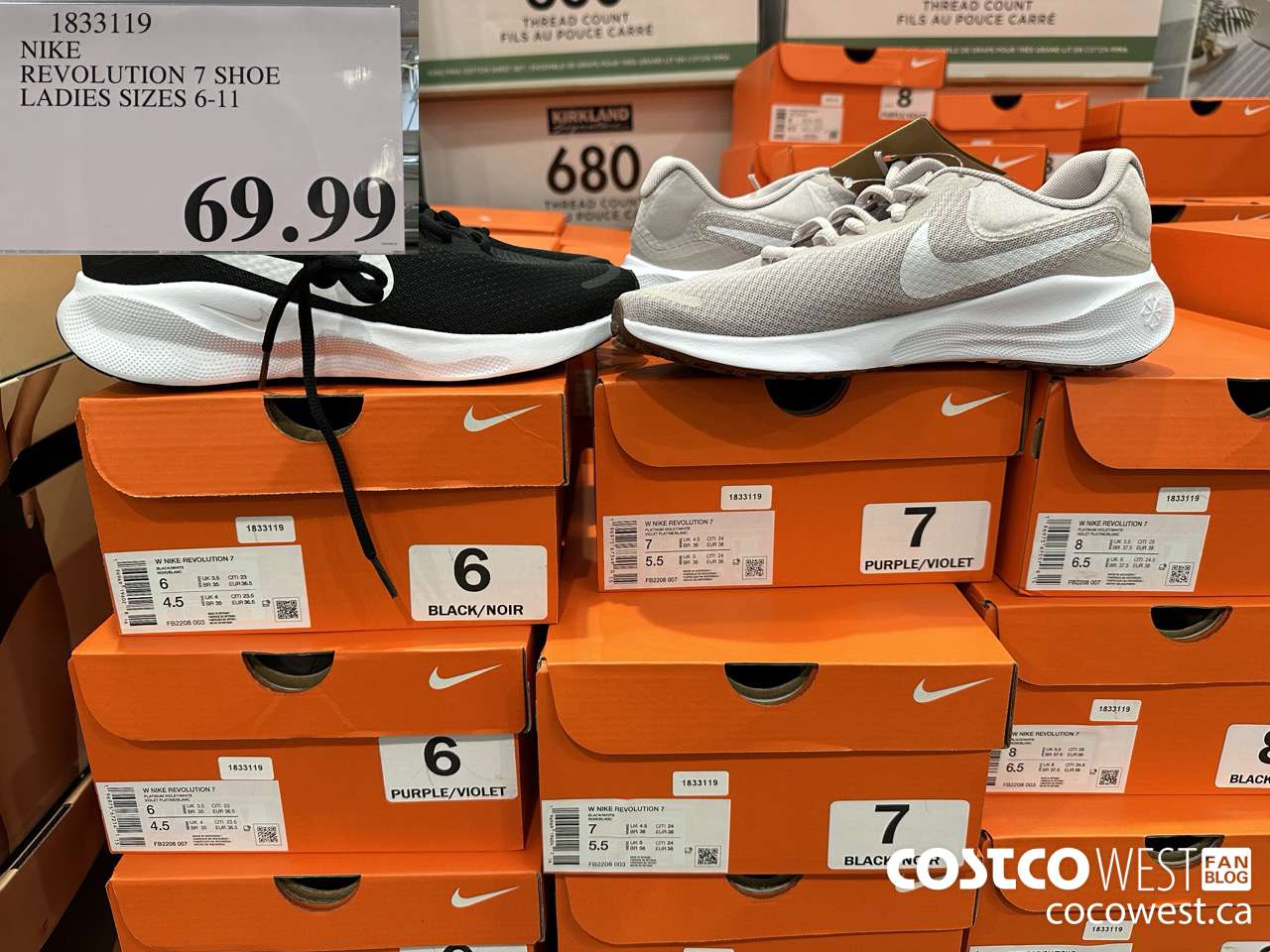 1833119 NIKE REVOLUTION 7 SHOE LADIES SIZES 6-11 $69.99
