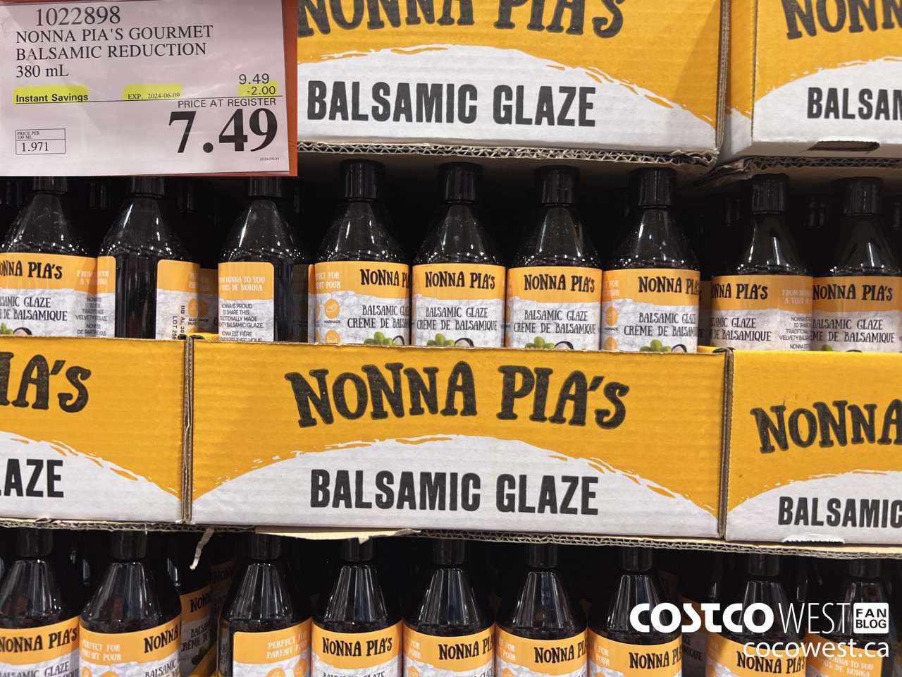 1022898 NONNA PIA'S GOURMET BALSAMIC REDUCTION 380 ML ($2.00 INSTANT SAVINGS EXPIRES ON 2024-06-09) $7.49