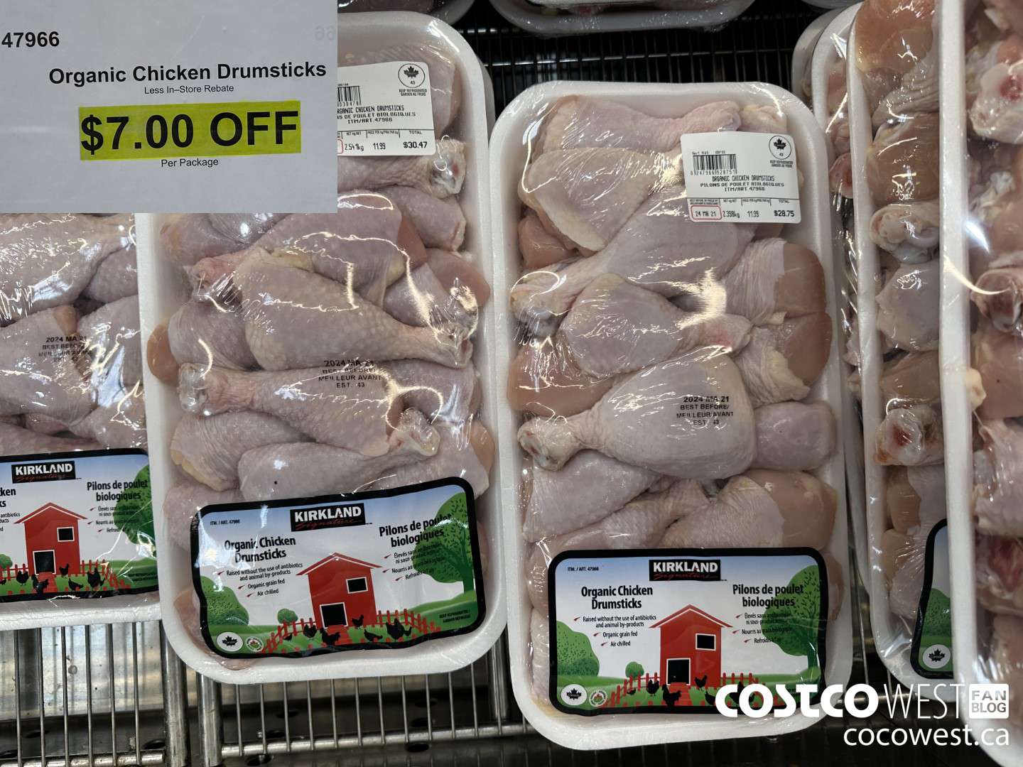 47966 ORGANIC CHICKEN DRUMSTICKS ($7.00 INSTANT SAVINGS)