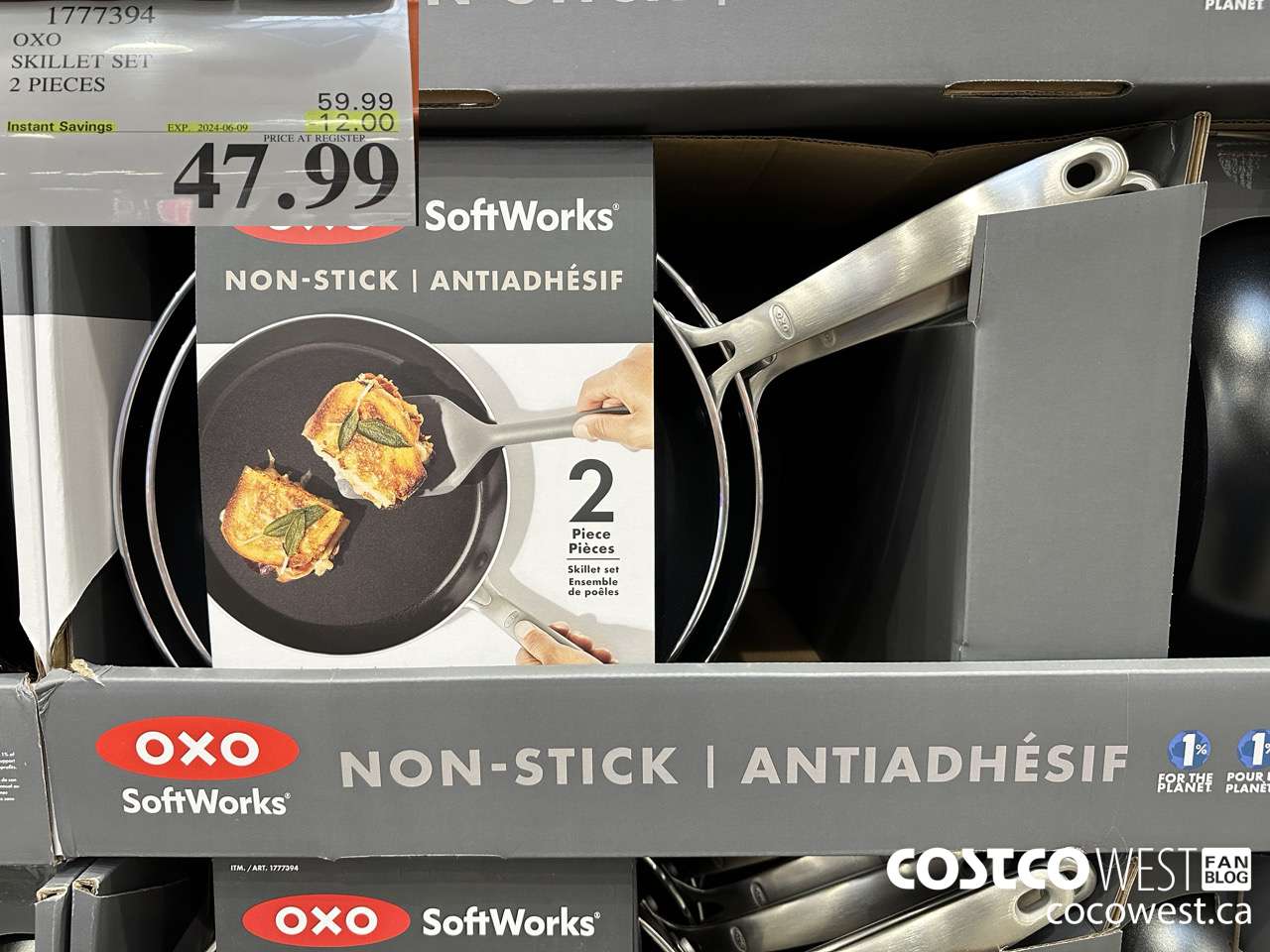 1777394 OXO SKILLET SET 2 PIECES ($12.00 INSTANT SAVINGS EXPIRES ON 2024-06-09) $47.99