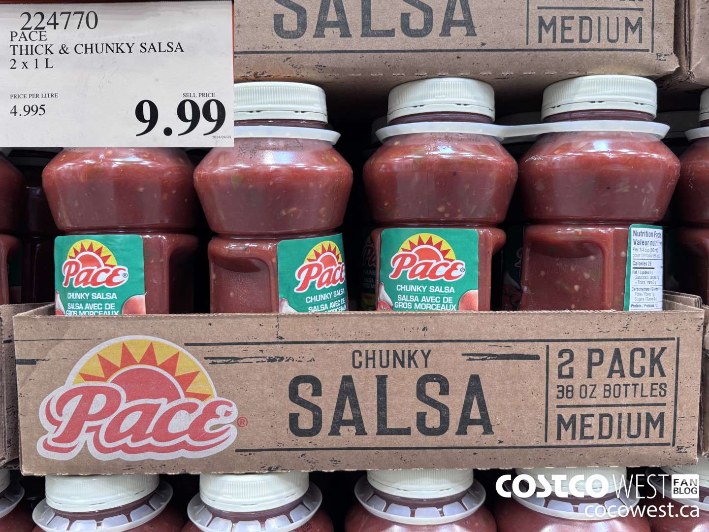 224770 PACE THICK & CHUNKY SALSA 2 X 1L $9.99