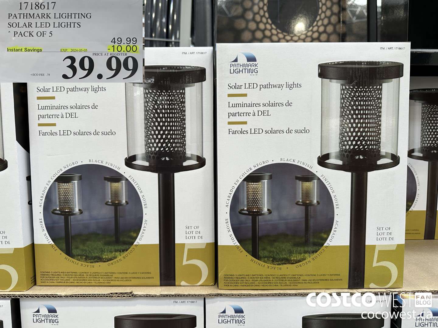 1718617 PATHMARK LIGHTING SOLAR LED LIGHTS PACK OF 5 ($10.00 INSTANT SAVINGS EXPIRES ON 2024-05-05) $39.99