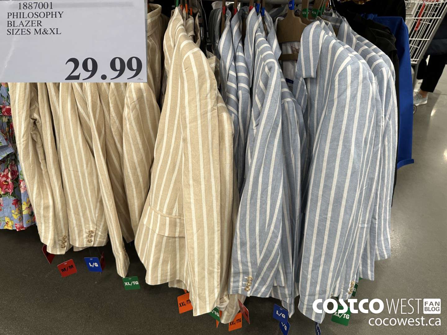 1887001 PHILOSOPHY BLAZER SIZES M & XL $29.99