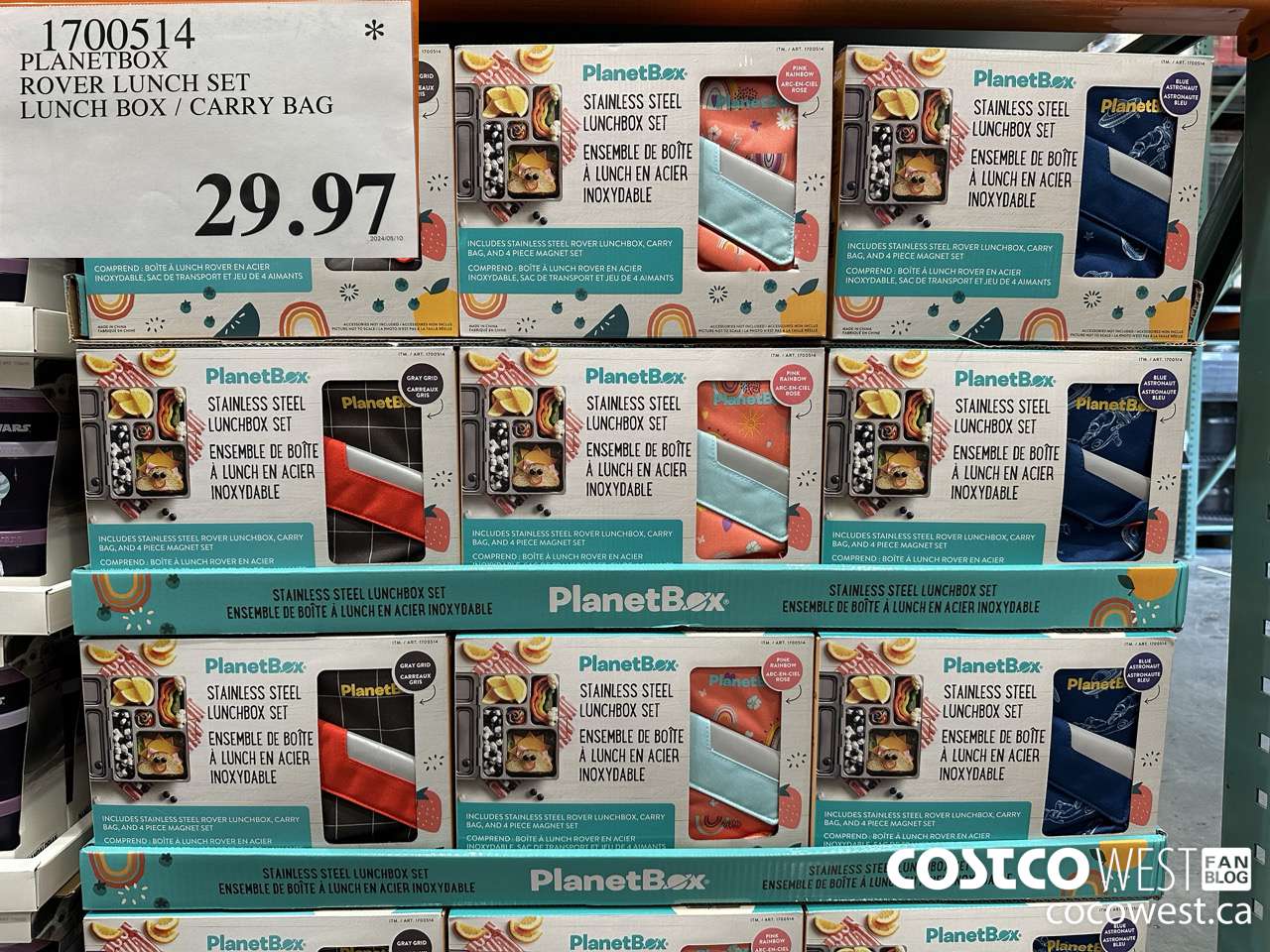 1700514 PLANETBOX ROVER LUNCH SET LUNCH BOX / CARRY BAG $29.97