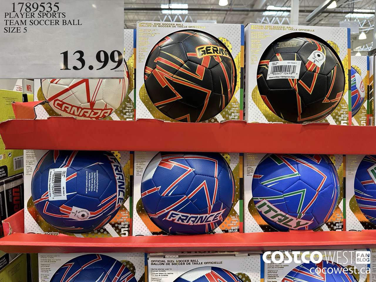 1789535 PLAYER SPORTS TEAM SOCCER BALL SIZE 5 $13.99