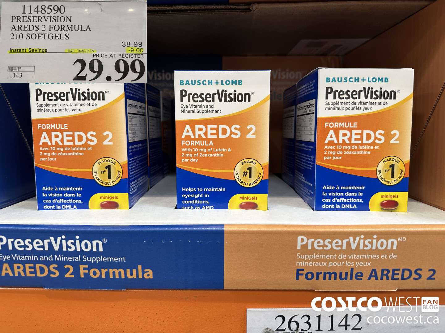 1148590 PRESERVISION AREDS 2 FORMULA 210 SOFTGELS ($9.00 INSTANT SAVINGS EXPIRES ON 2024-05-05) $29.99