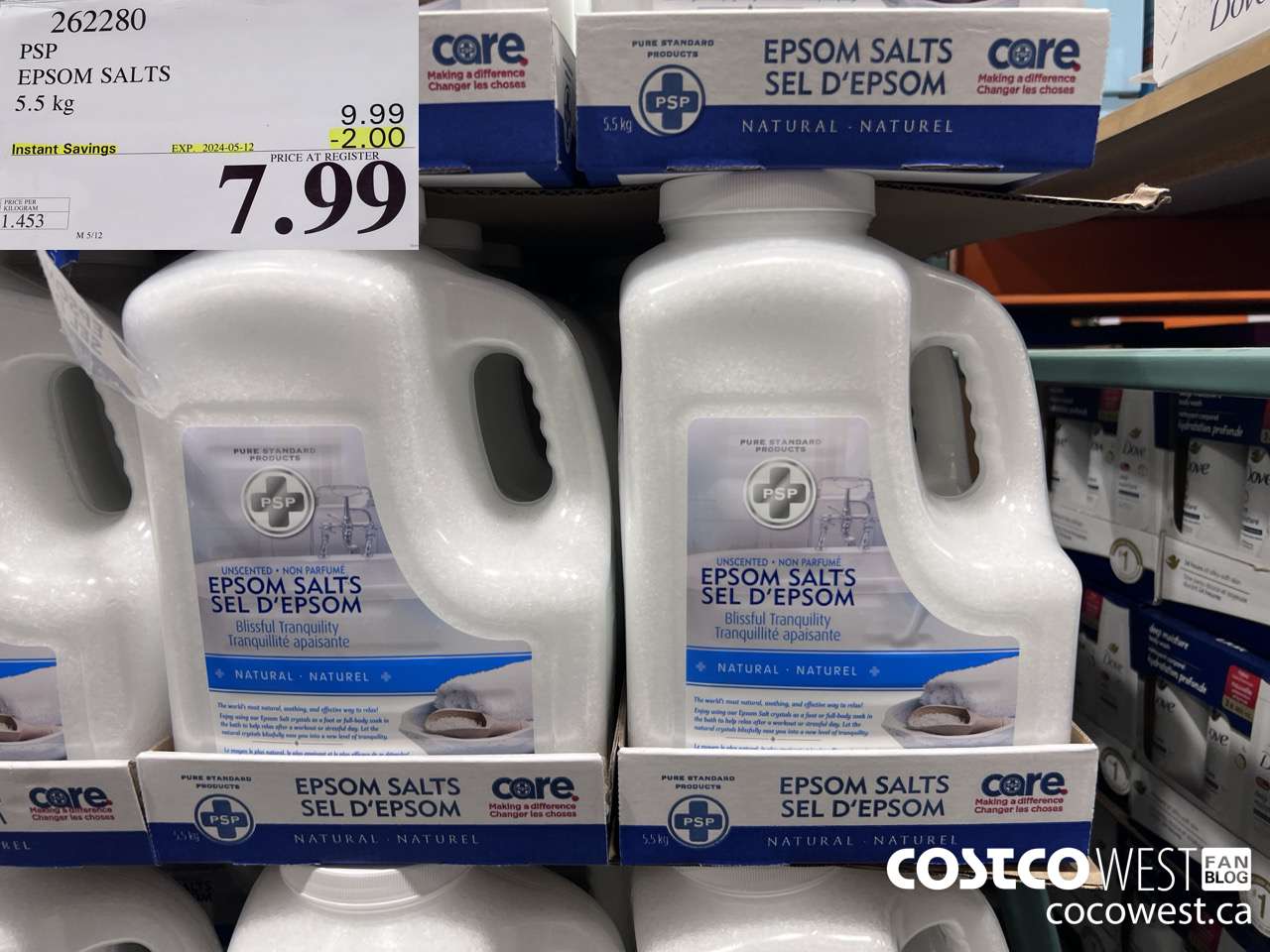 262280 PSP EPSOM SALTS 5.5 kg ($2.00 INSTANT SAVINGS EXPIRES ON 2023-05-12) $7.99
