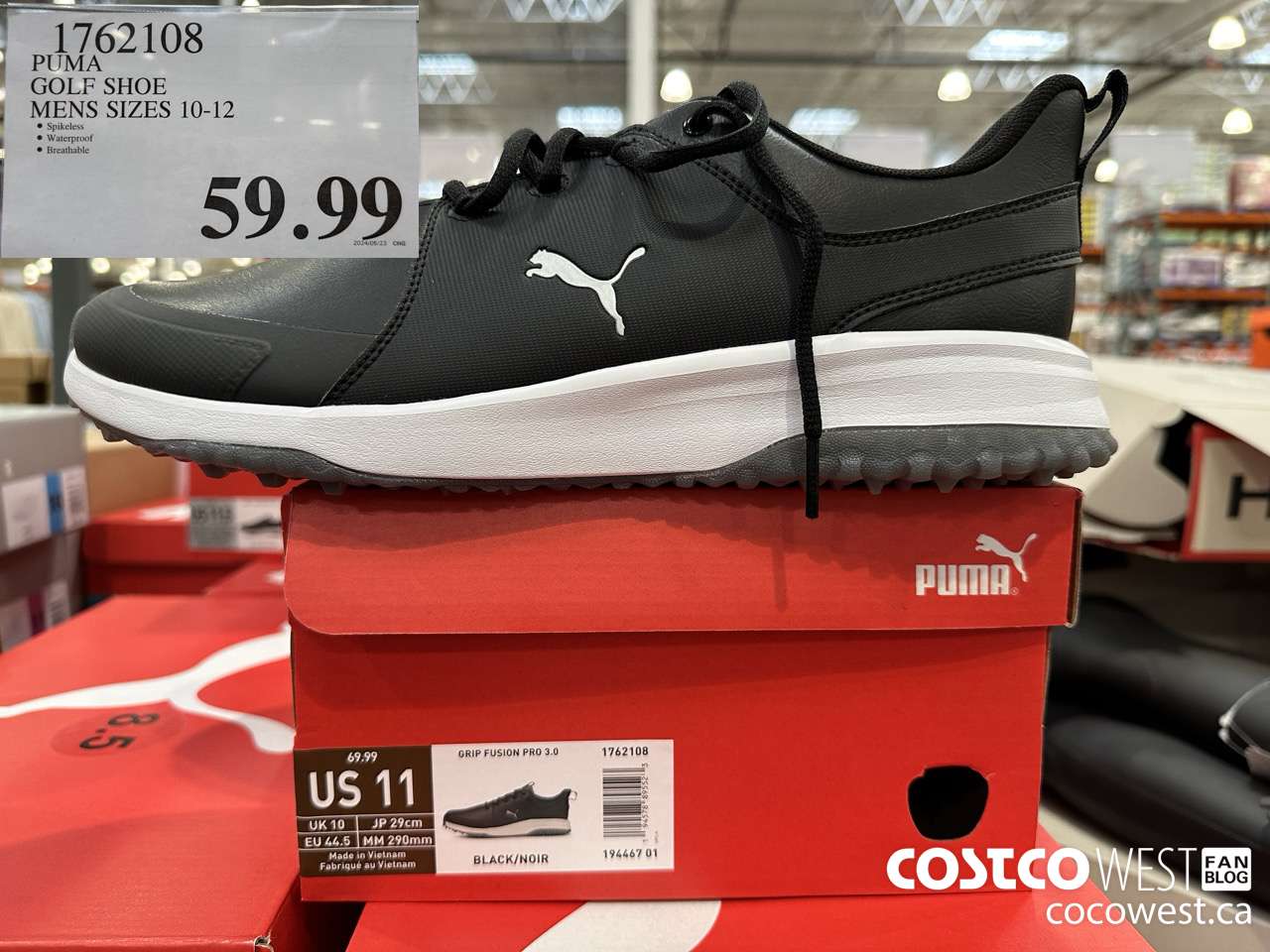 1762108 PUMA GOLF SHOE MENS SIZES 10-12 $59.99
