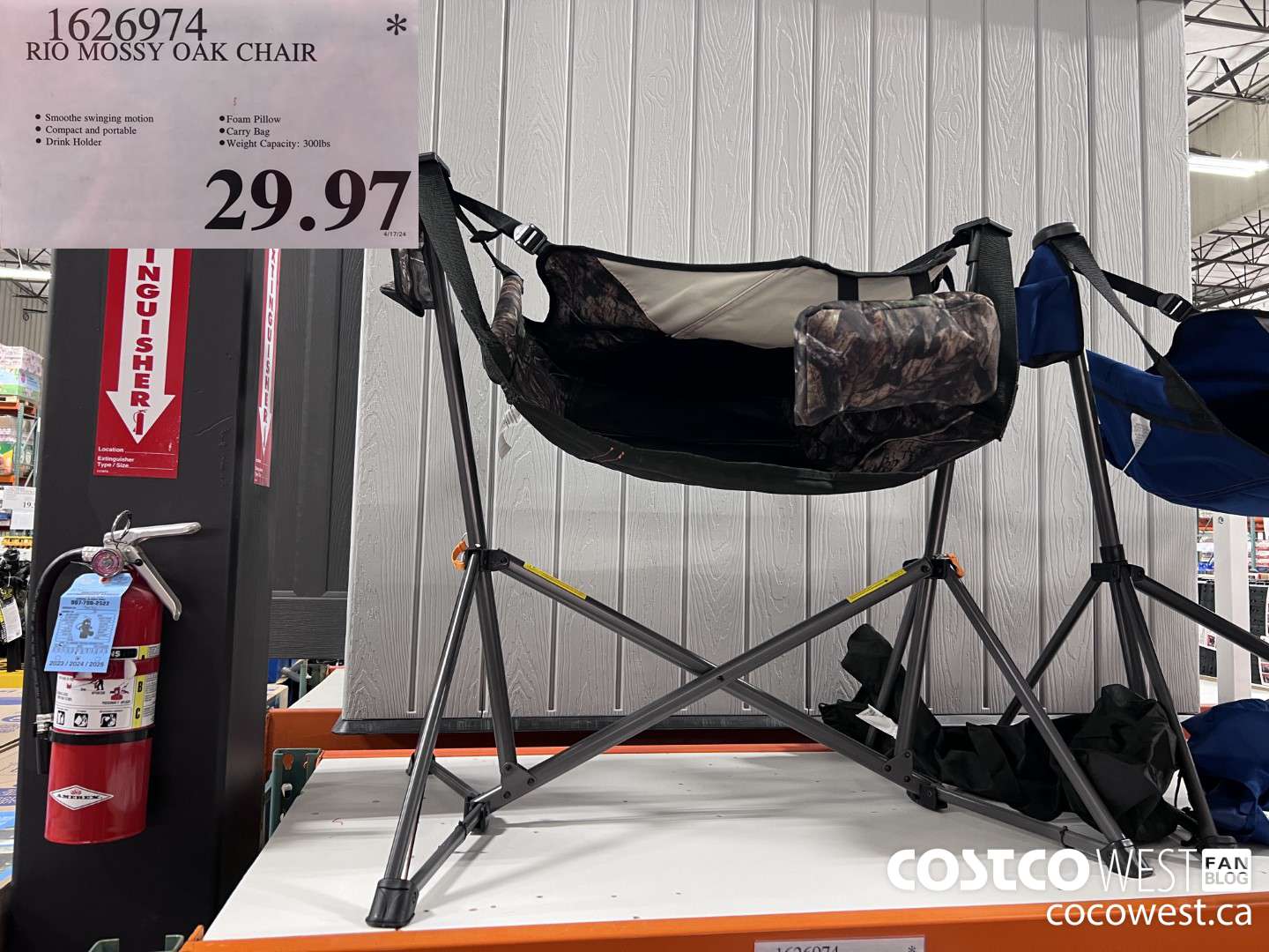 1626974 RIO MOSSY OAK CHAIR $29.97