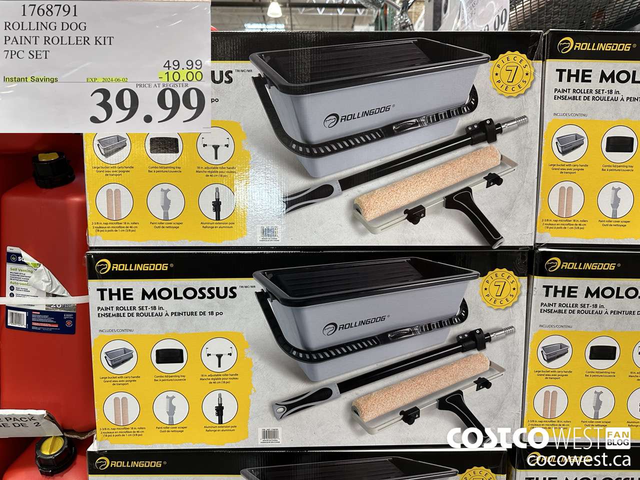 1768791 ROLLING DOG PAINT ROLLER KIT 7PC SET ($10.00 INSTANT SAVINGS EXPIRES ON 2024-06-02) $39.99