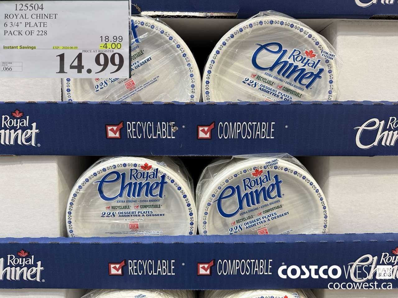 125504 ROYAL CHINET 6 3/4