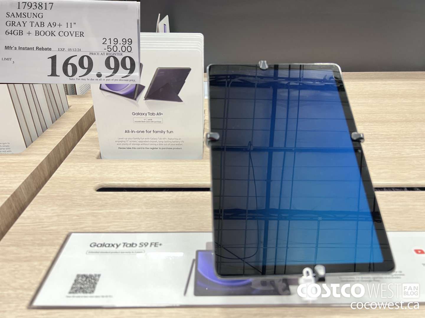 1793817 SAMSUNG GRAY TAB A9+ 11