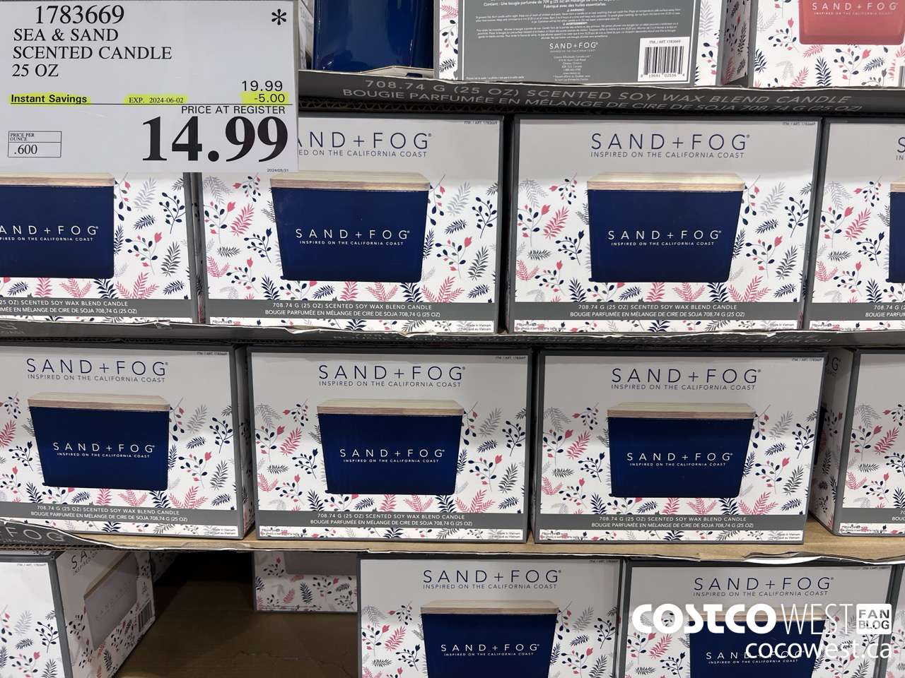 1783669 SEA & SAND SCENTED CANCLE 25 OZ ($5.00 INSTANT SAVINGS EXPIRES ON 2024-06-02) $14.99