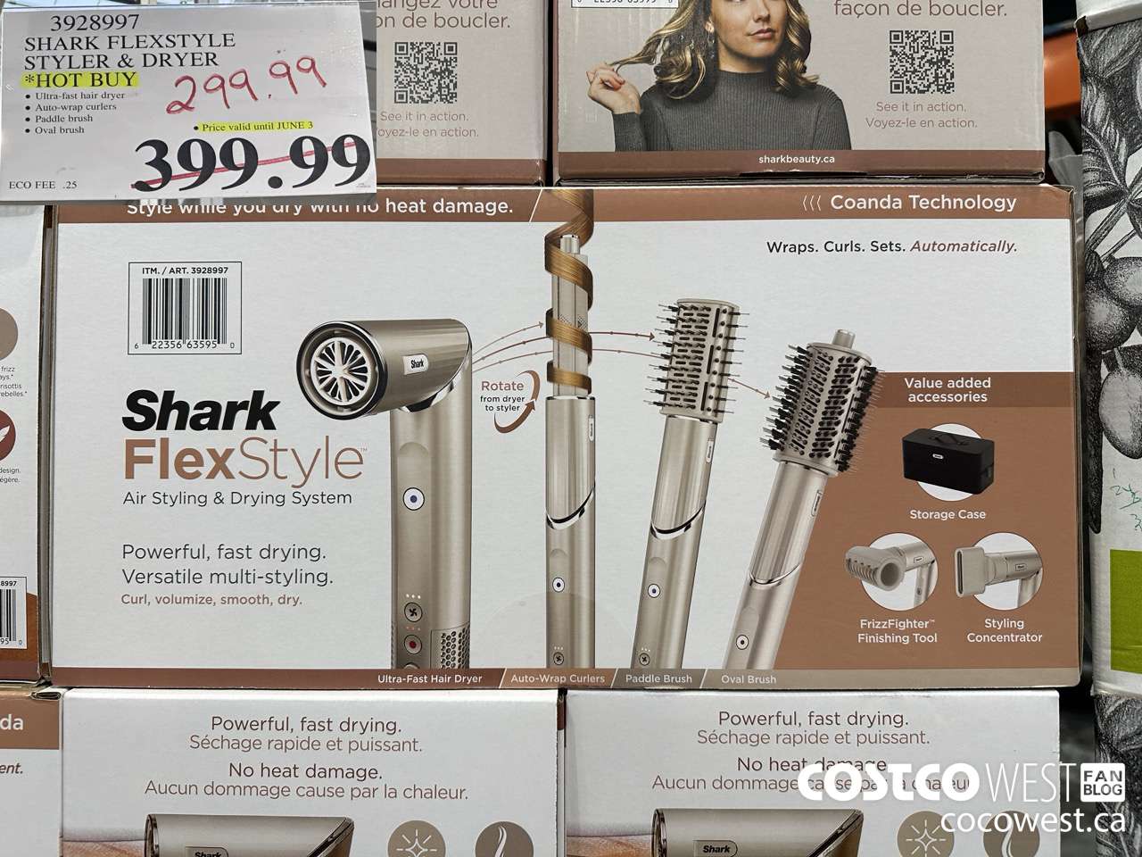 3928997 SHARK FLEXSTYLE STYLER & DRYER $299.99
