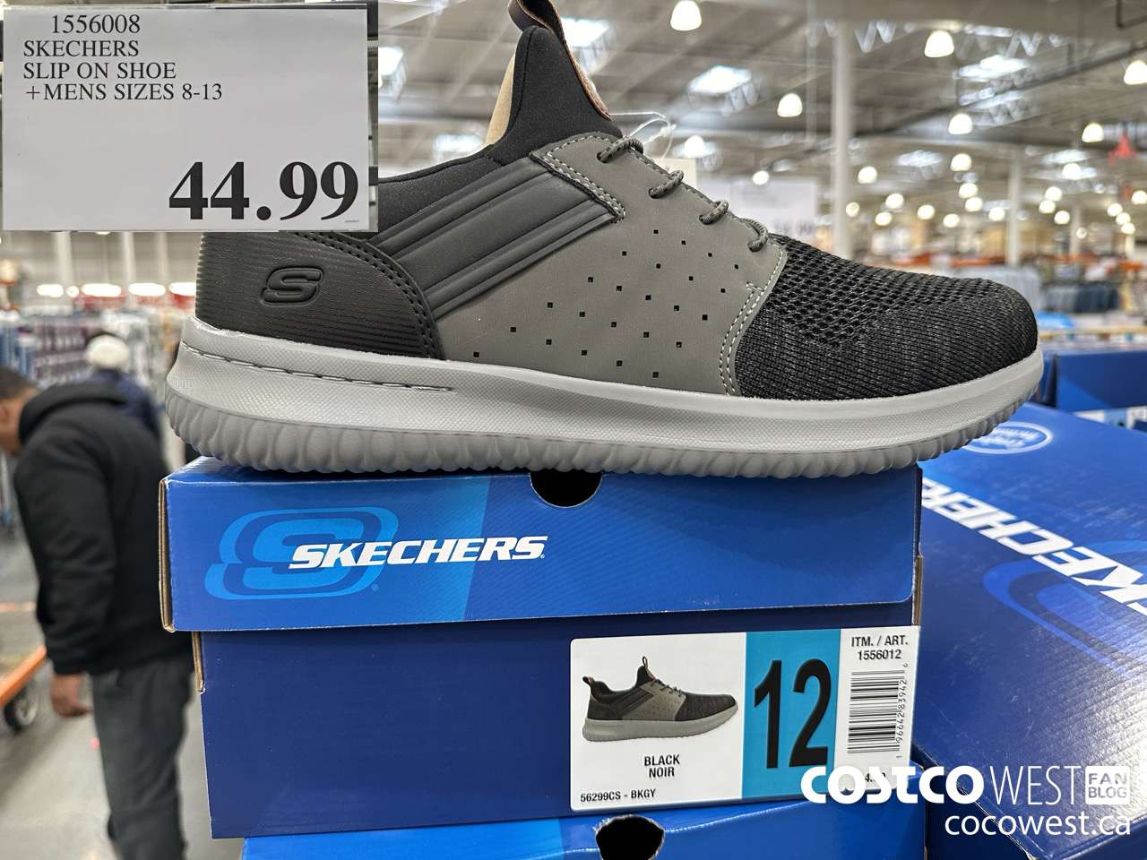 1556008 SKECHERS SLIP ON SHOE MENS SIZES 8-13 $44.99