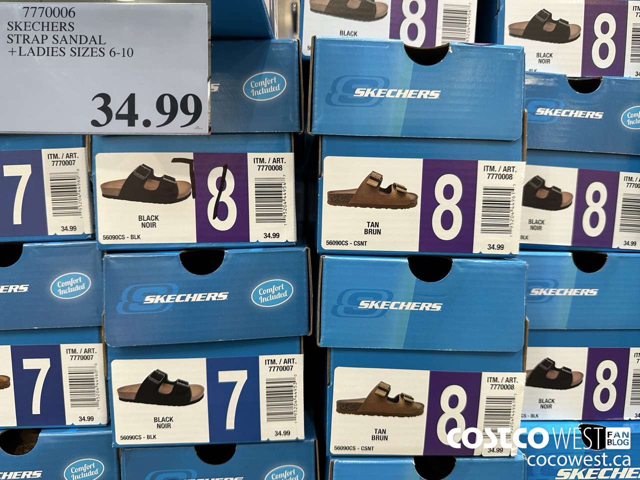 7770006 SKECHERS STRAP SANDAL LADIES SIZES 6-10 $34.99