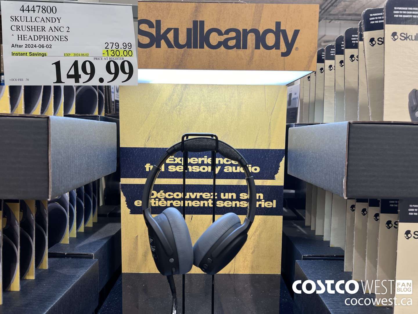 4447800 SKULLCANDY CRUSHER ANC 2 HEADPHONES ($130.00 INSTANT SAVINGS EXPIRES ON 2024-06-02) $149.99