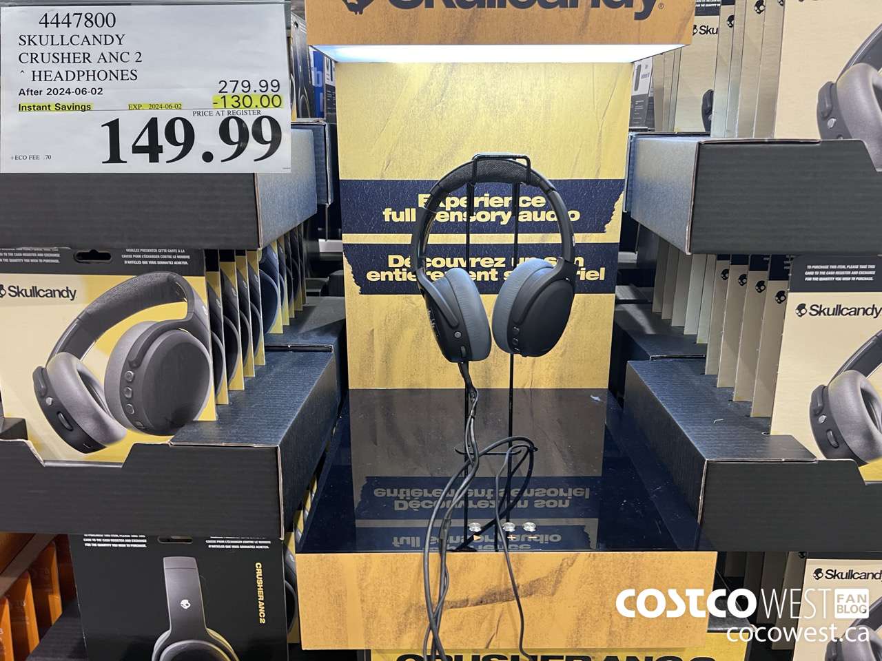 4447800 SKULLCANDY CRUSHER ANC 2 HEADPHONES ($130.00 INSTANT SAVINGS EXPIRES ON 2024-06-02) $149.99
