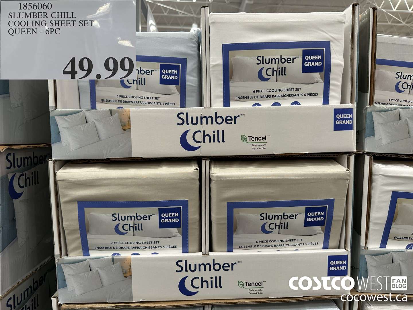 1856060 SLUMBER CHILL COOKING SHEET SET QUEEN 6PC $49.99