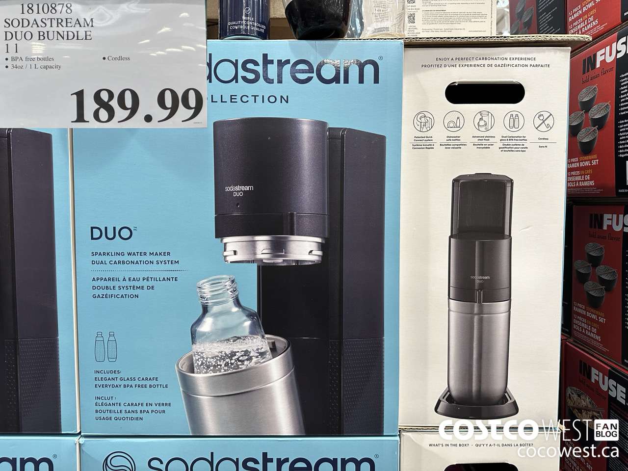 1810878 SODASTREAM DUO BUNDLE 11 $189.99