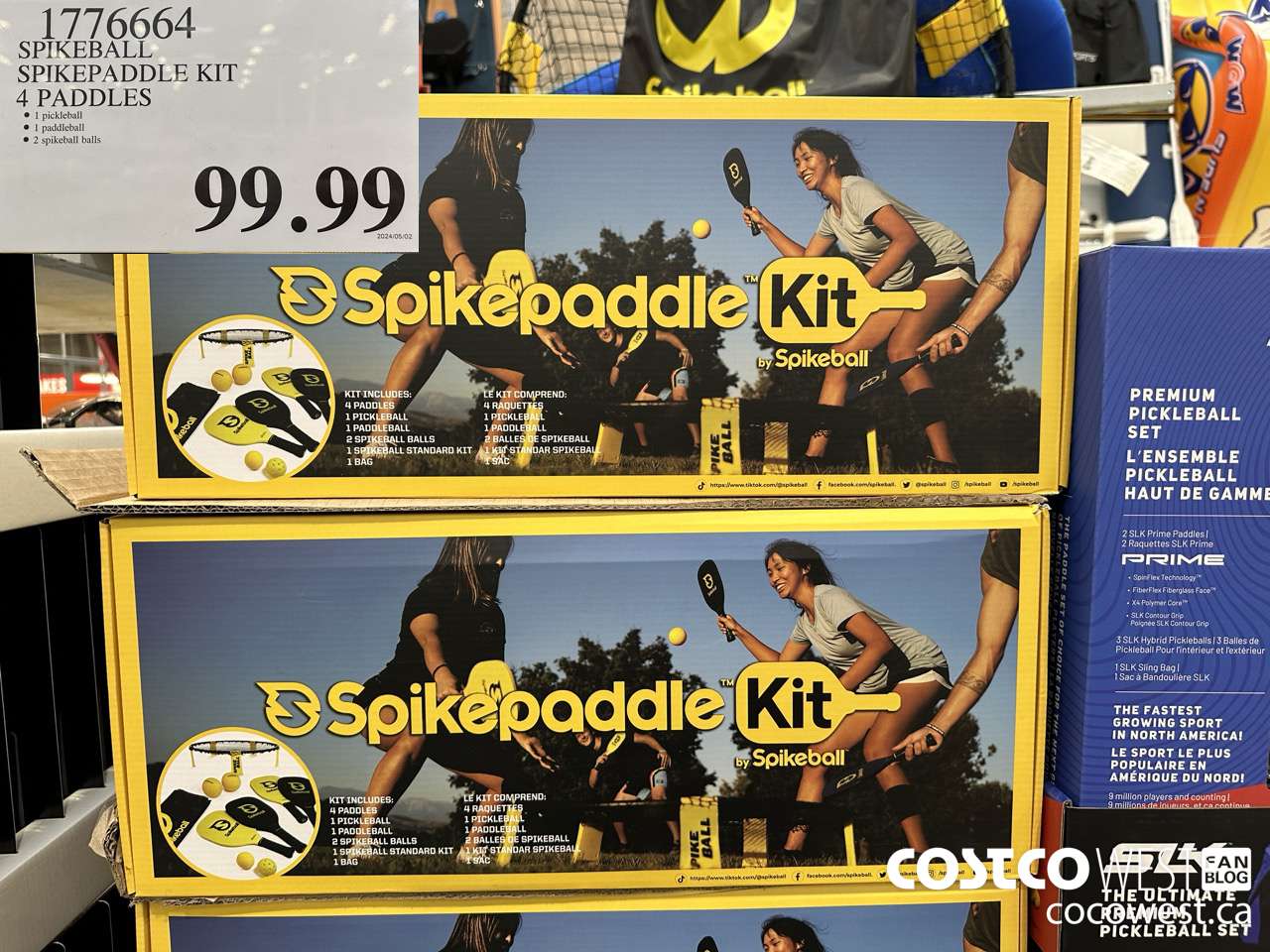 1776664 SPIKEBALL SPIKEPADDLE KIT 4 PADDLES $99.99