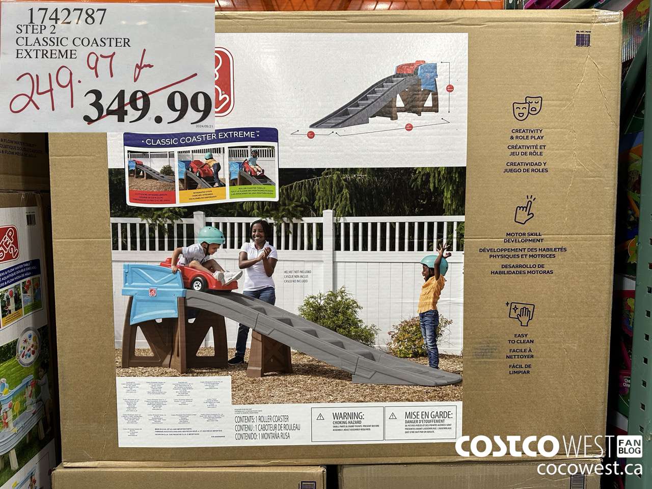 1742787 STEP 2 CLASSIC COASTER EXTREME  $249.97