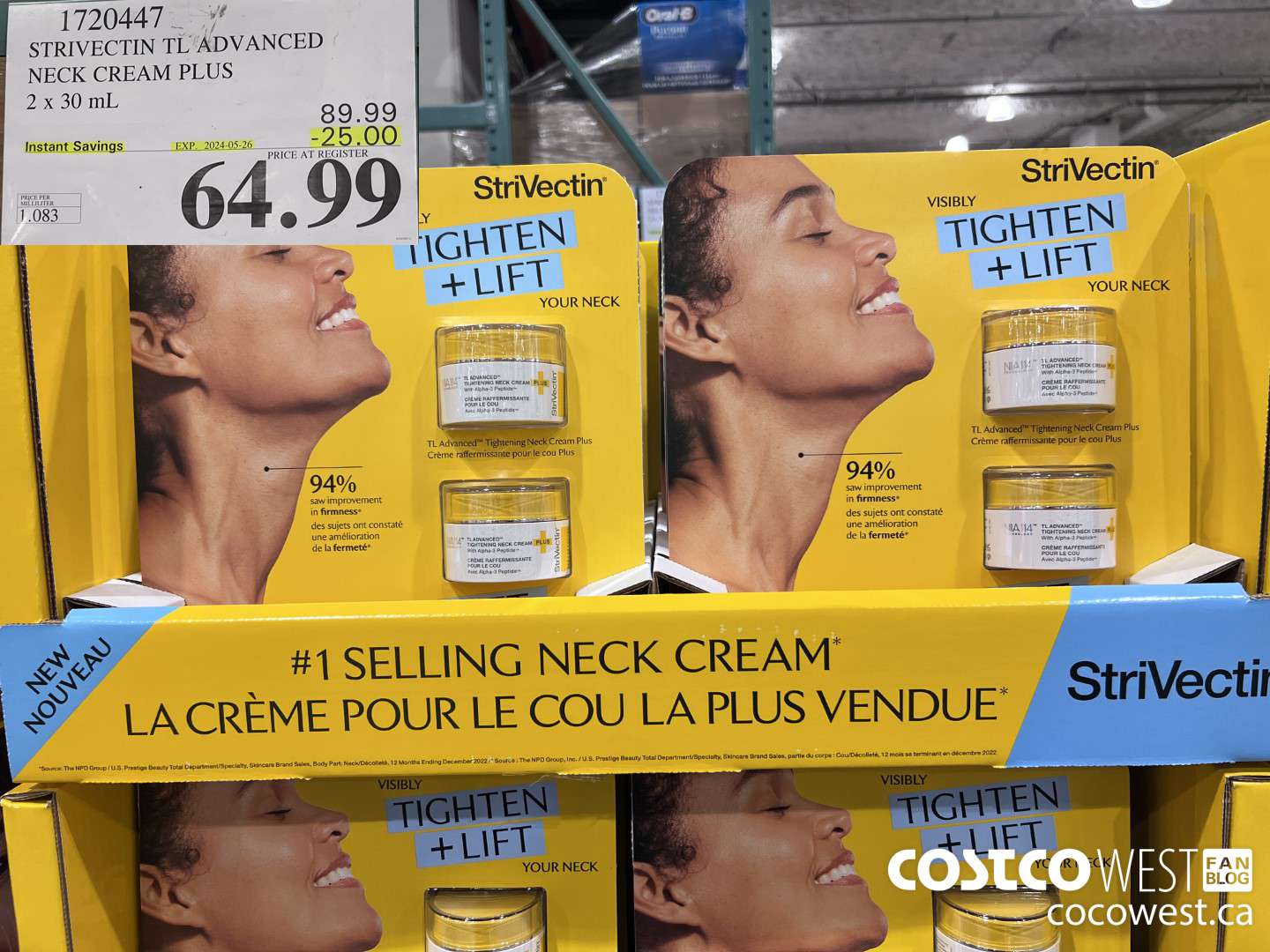 1720447 STIVECTIN TL ADVANCED NECK CREAM PLUS 2 X 30 ML ($25.00 INSTANT SAVINGS EXPIRES ON 2024-05-26) $64.99