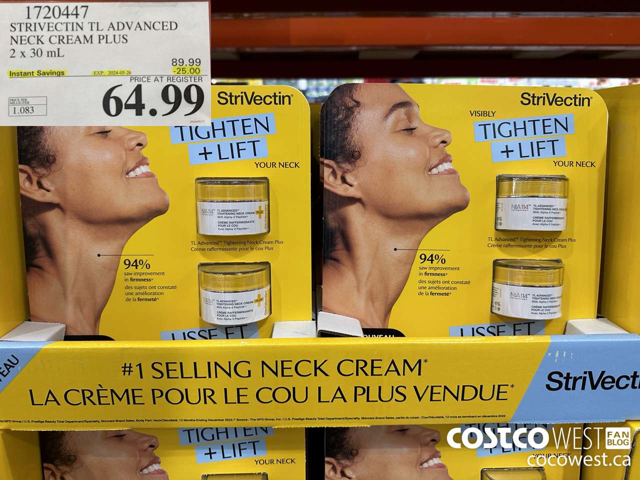 1720447 STIVECTIN TL ADVANCED NECK CREAM PLUS 2 X 30 ML ($25.00 INSTANT SAVINGS EXPIRES ON 2024-05-26) $64.99