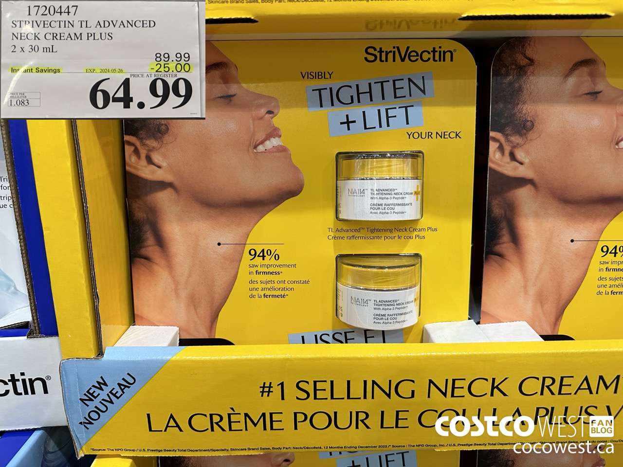 1720447 STIVECTIN TL ADVANCED NECK CREAM PLUS 2 X 30 ML ($25.00 INSTANT SAVINGS EXPIRES ON 2024-05-26) $64.99